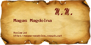 Magas Magdolna névjegykártya